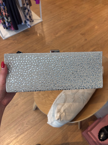 Pochette rettangolare brillantini