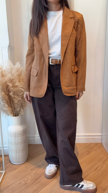 Blazer Camoscio