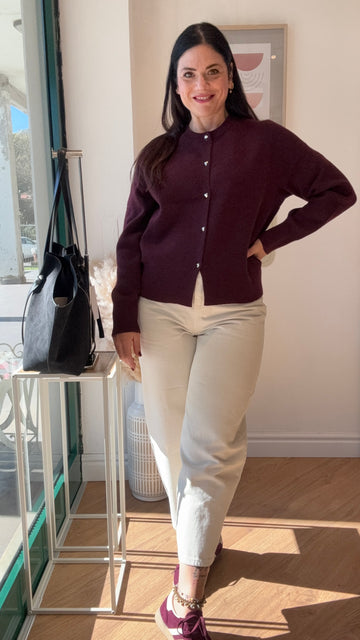 Cardigan bottoni cuore