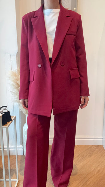 Blazer Dublino over Bordeaux