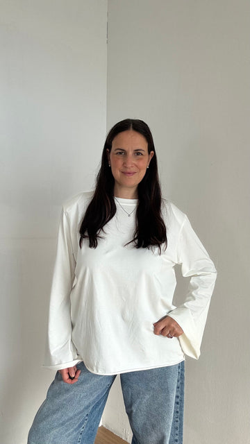 Maglia BASIC OVER bianca