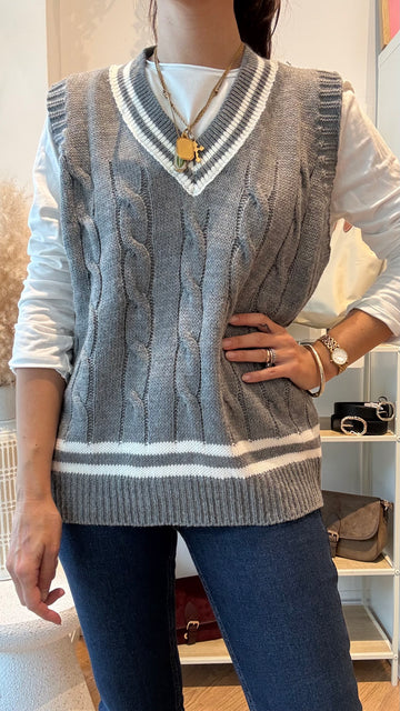 Gilet COLLEGE  Grigio