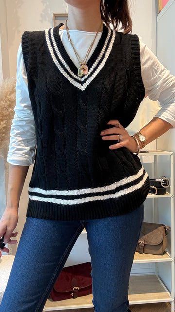 Gilet COLLEGE nero