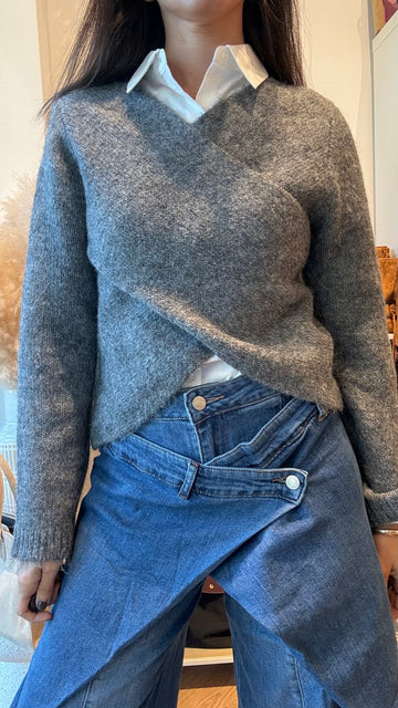 Pull Maggie grigio