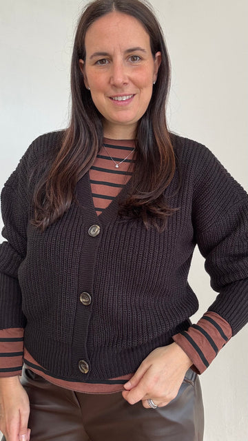 Cardigan Lea nero