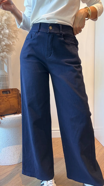 Pantalone Praga Blu