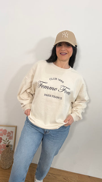 Felpa FEMME FORTE