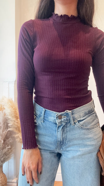 Maglia Basic vino