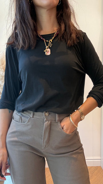 Maglia basic nera