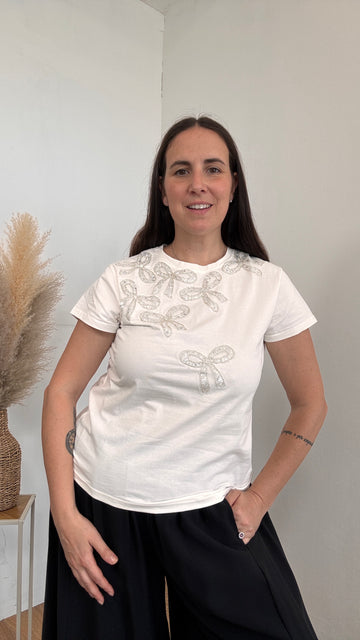 T-shirt WHITE FLAKE