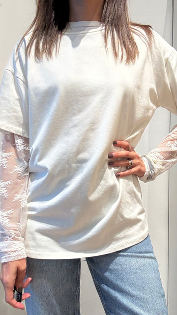 Maglia Manica Pizzo