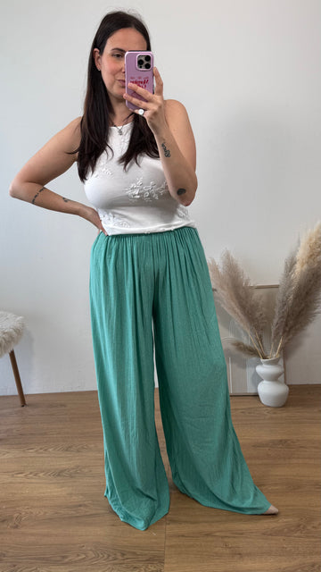 Panta lurex ACQUA