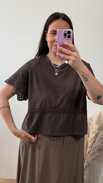 T-shirt CROP SANGALLO